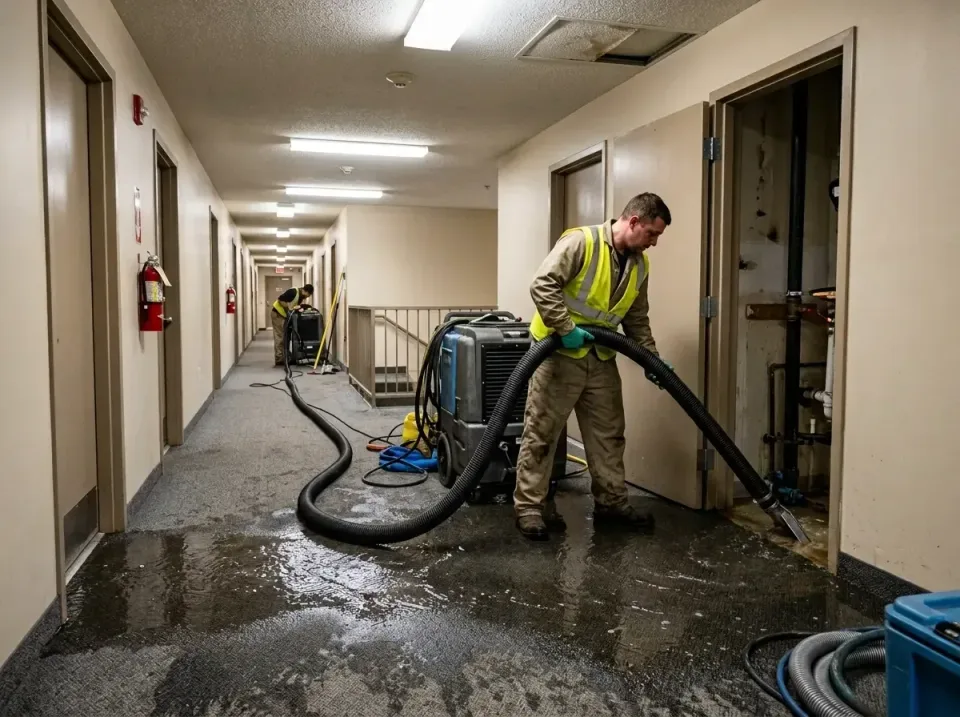 multi-unit-apartment-hallway-f-005 — frequently asked questions, Emergency Burst Pipe Water Extraction & Removal in Buellton…